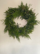 Load image into Gallery viewer, Fluffy Green Wreath Workshop November 24th
