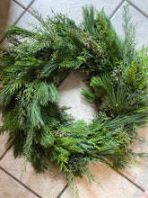 Load image into Gallery viewer, Fluffy Green Wreath Workshop November 24th
