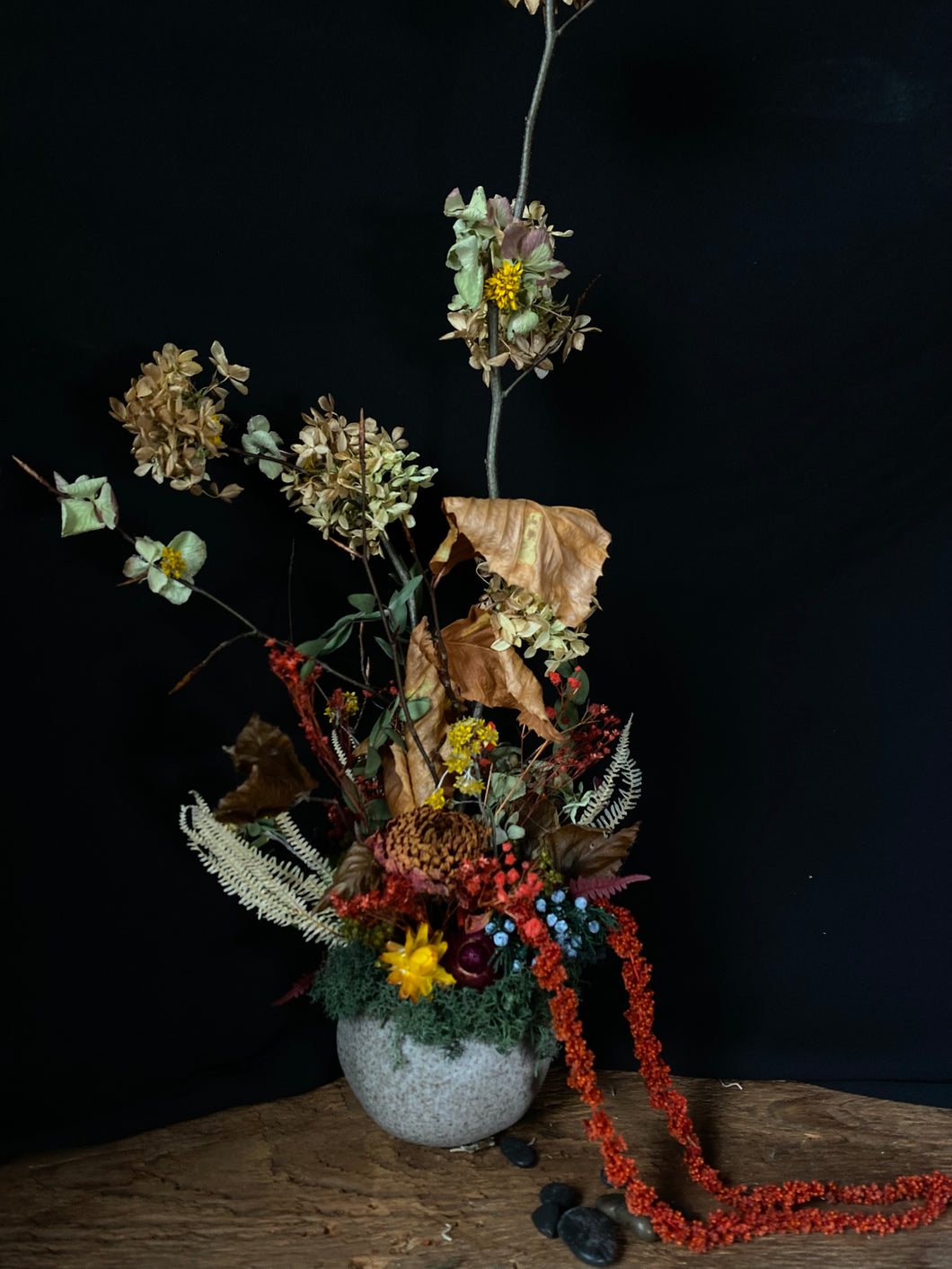 Small Dried Forever Flower  Arrangement